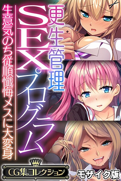 ｜更生管理SEXプログラム 〜生意気のち従順懺悔メスに大変身〜【CG集コレクション】 モザイク版❤大人のSEXY絵本