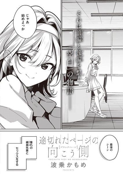 ｜途切れたページの向こう側 【ブランクページ】❤波乗かもめ